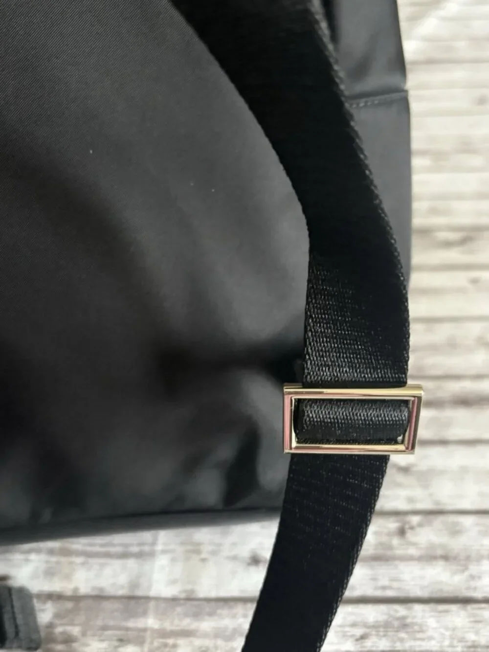 Kate Spade Black Nylon Taylor Gold Hardware Small Backpack